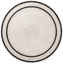 Hanse Home Világos natúr színű kétoldalas-kézi szövésű juta kerek szőnyeg ø 150 cm Lina - Hanse Home