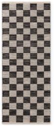 Hanse Home Covor tip traversă negru/crem reversibil/țesut manual din amestec de iută 80x200 cm Rex - Hanse Home Covor
