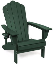Bonami Fotoliu de grădină verde din plastic Adirondack - Bonami Selection