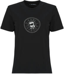Karl Lagerfeld Tricouri mânecă scurtă Femei IKON RS CIRCLE T-SHIRT Karl Lagerfeld Negru EU XS