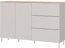 Germania Krémszínű matt komód 151x98x40 cm Savoca - Germania