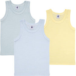 Petit Bateau Maiouri și Tricouri fără mânecă Băieți 3 DEBARDEURS Petit Bateau Multicolor 12 ani
