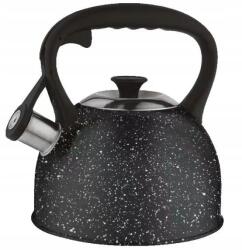 KRISBERG Rozsdamentes acél vízforraló 2, 5L, indukciókompatibilis, fekete (KS-2593) (KS-2593)