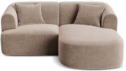 Cosmopolitan Design Világosbarna bársony sarokkanapé (jobb oldali-heverő résszel) Campi - Cosmopolitan Design - bonami - 548 242 Ft