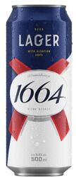 Carlsberg Lager 1664 sör 0.5 l dobozos