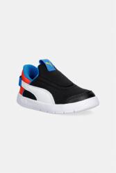 PUMA Courtflex v3 SLIPTECH gyerek sportcipő - fekete 24