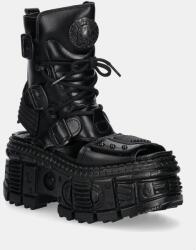 New Rock szandál METALLIC - fekete Női 36