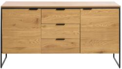 Unique Furniture Скрин от декор от дъб в естествен цвят 155x81x45 cm Cesura - Unique Furniture (56290000)