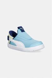 PUMA Courtflex v3 SLIPTECH sportcipő gyerek - kék 20