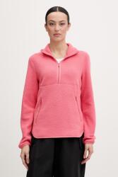 Jack Wolfskin melegítőfelső női polár Lite Curl - rózsaszín M