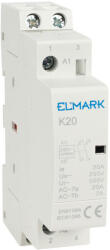 ELMARK 23009 K Széria Moduláris Mágneskapcsoló K20 20a 230 2nc (23009)
