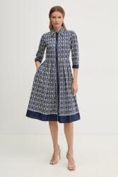 Luisa Spagnoli pamut ruha Pagliolo - sötétkék 38