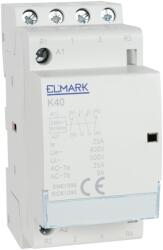 ELMARK 23412 K Széria Moduláris Mágneskapcsoló K40 25a 230 4no (23412)