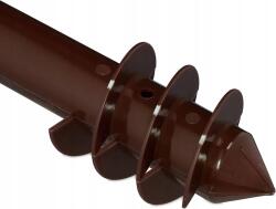 Relaxdays Esernyőtartó, Műanyag, 37, 5x23, 5 x7, 5 cm, Barna