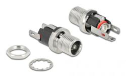 Delock DC csatlakozó anya 5, 5 x 2, 5 x 12, 0 mm-es forrasztott foglalatfej verzióval (90057) (90057) (90057)