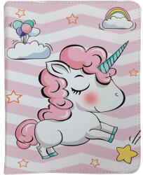  Univerzális tablet könyvtok, mintás, 9"-10", Sweet unicorn