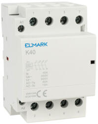 ELMARK 23424 K Széria Moduláris Mágneskapcsoló K40 40a 230 4nc (23424)