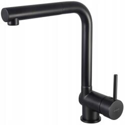 Deante Nero álló konyhai csaptelep kihúzható kifolyócsővel, fekete Aster (5907650821229)