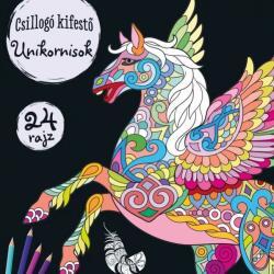 Napraforgó Könyvkiadó Csillogó kifestők - Unikornisok (NF963065) - liliputjatek
