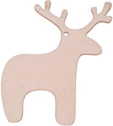 Bartu Rénszarvas fa medál dekoráció Decoupage (ZSB42)