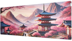 The G-Lab Egérpad - PAD TEMPLE (900x400x4mm, vízálló, fekete) (PAD-TEMPLE) - pixel