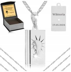 Golden Celebrity Ezüst Női Szingapúri Nyaklánc Szűzanya Medál 925 +keresztelő Gravírozás