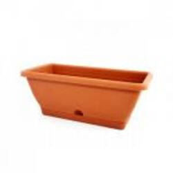  Balkonláda+alj 40 cm-es terrakotta