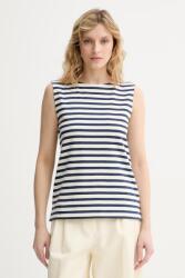 Weekend Max Mara női pamut top MULTIH - sötétkék M