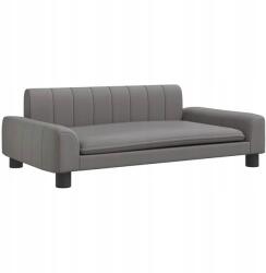 vidaXL Gyerekülés 90x53x30 cm, Ökológiai , szürke (3196266)