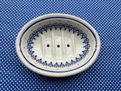 Ceramika Artystyczna Szabadon álló szappantartó Ceramika Artystyczna Bolesławiec kék, (879-U1123)