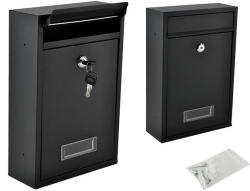 Malatec Postaláda horganyzott acél fekete S6237 (5902802907806)