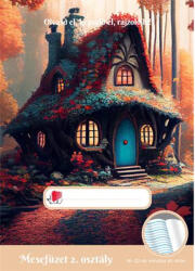 ICO Olvasónapló, tűzött, A5, 32 lap, 2. osztály, ICO "Süni Mesefüzet", kunyhó (TICSUOL02K) - tintasziget