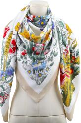 DEMUR Női Sál Nyakba Akasztható könnyű nagy széles négyzet alakú pareo kendő (apaszki chusty chustki szale damskie wiosenne) - allegro - 2 665 Ft