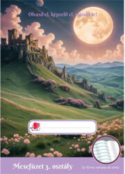 ICO Olvasónapló, tűzött, A5, 32 lap, 3. osztály, ICO "Süni Mesefüzet", kastély (TICSUOL03KA) - tintasziget