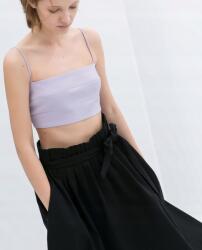  Lila Rövid Pántos Felső Cipzárral M-es