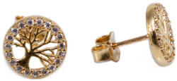 Ékszershop Köves életfa arany fülbevaló (1334496)