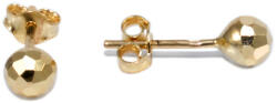 Ékszershop Vésett gömb arany fülbevaló (1330786)