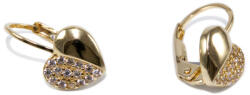 Ékszershop Köves szív arany gyermek fülbevaló (1325673)
