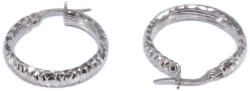 Ékszershop Vésett fehérarany karika fülbevaló (1335251)