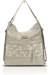  Zellia Női Válltáska/Hátizsáká Alakítható 22007 Beige-Arany - Krata - (12735341)