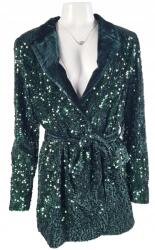 V By Very VZ2GV Sequin Tie Waist blézer r. M