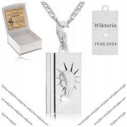 Golden Celebrity Ezüst Nyaklánc Közösségi Lánc Medál 925 Kislánynak Gravírozás - allegro - 13 585 Ft