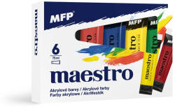 MFP Maestro Akrilfesték Készlet 6x75 ml Alap Színek (MFP6300664)