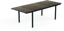 Keter Kihúzható kerti asztal DEPORTO | 200-280cm dió / grafit (270952)