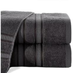 Eurofirany Mila bambusz törölköző Grafit 70x140 cm