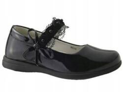 Apawwa Balerina Cipő Lányoknak Tépőzáras Félcipő Fekete Méret 37 P2-78 (MC15 / MC16 BLACK)