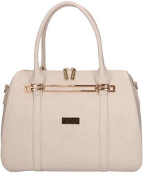 CHIARA K 7049 bézs virág rostbőr táska