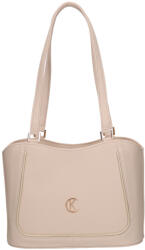 Karen D 699 bézs arany rostbőr táska