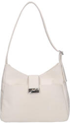 Karen D 698 fehér rostbőr táska