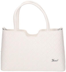 Karen 1746 fehér rostbőr táska